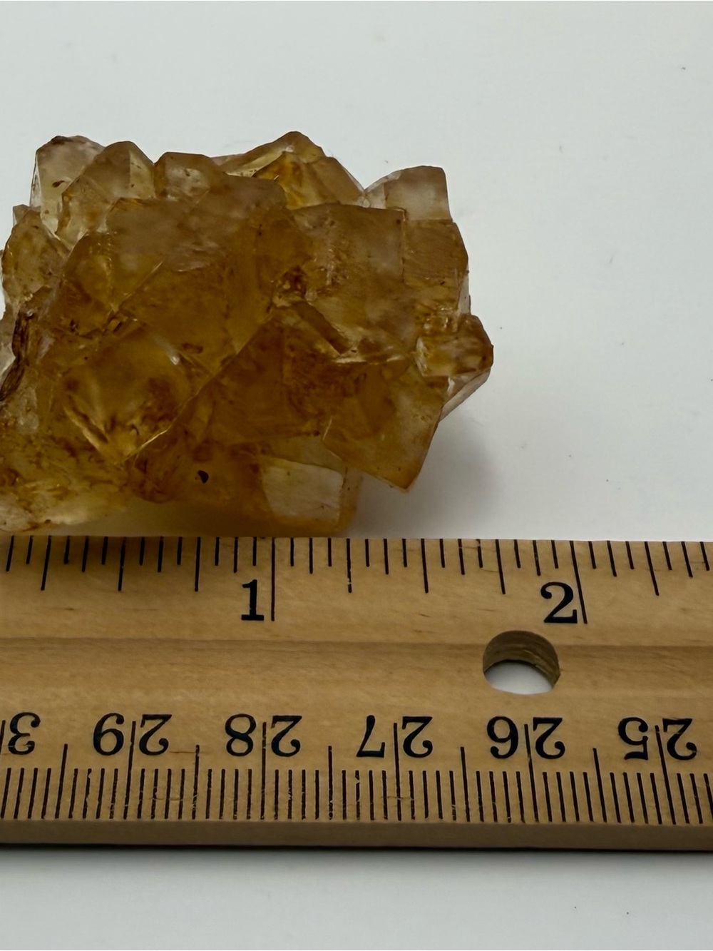 Yellow Fluorite Crystal Specimen| - Picture 4 of 4